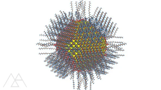 Illustration of a nanoparticle